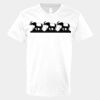 V-Neck Heavy Cotton 100% T-Shirt Thumbnail