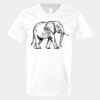 V-Neck Heavy Cotton 100% T-Shirt Thumbnail