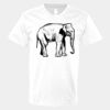 V-Neck Heavy Cotton 100% T-Shirt Thumbnail