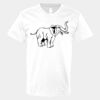 V-Neck Heavy Cotton 100% T-Shirt Thumbnail