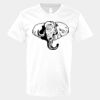 V-Neck Heavy Cotton 100% T-Shirt Thumbnail