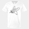 V-Neck Heavy Cotton 100% T-Shirt Thumbnail