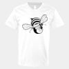 V-Neck Heavy Cotton 100% T-Shirt Thumbnail