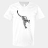 V-Neck Heavy Cotton 100% T-Shirt Thumbnail