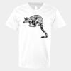 V-Neck Heavy Cotton 100% T-Shirt Thumbnail