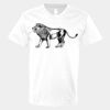 V-Neck Heavy Cotton 100% T-Shirt Thumbnail