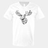 V-Neck Heavy Cotton 100% T-Shirt Thumbnail