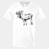 V-Neck Heavy Cotton 100% T-Shirt Thumbnail