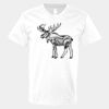 V-Neck Heavy Cotton 100% T-Shirt Thumbnail