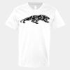 V-Neck Heavy Cotton 100% T-Shirt Thumbnail