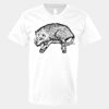 V-Neck Heavy Cotton 100% T-Shirt Thumbnail