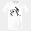 V-Neck Heavy Cotton 100% T-Shirt Thumbnail