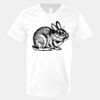 V-Neck Heavy Cotton 100% T-Shirt Thumbnail
