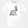 V-Neck Heavy Cotton 100% T-Shirt Thumbnail