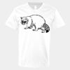 V-Neck Heavy Cotton 100% T-Shirt Thumbnail
