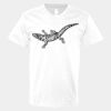 V-Neck Heavy Cotton 100% T-Shirt Thumbnail