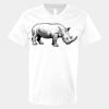 V-Neck Heavy Cotton 100% T-Shirt Thumbnail