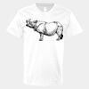 V-Neck Heavy Cotton 100% T-Shirt Thumbnail