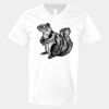 V-Neck Heavy Cotton 100% T-Shirt Thumbnail