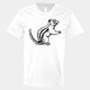 V-Neck Heavy Cotton 100% T-Shirt Thumbnail