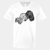 V-Neck Heavy Cotton 100% T-Shirt Thumbnail