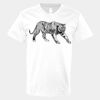V-Neck Heavy Cotton 100% T-Shirt Thumbnail