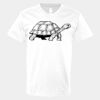 V-Neck Heavy Cotton 100% T-Shirt Thumbnail