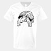 V-Neck Heavy Cotton 100% T-Shirt Thumbnail