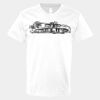 V-Neck Heavy Cotton 100% T-Shirt Thumbnail