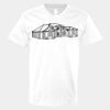 V-Neck Heavy Cotton 100% T-Shirt Thumbnail