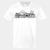 V-Neck Heavy Cotton 100% T-Shirt Thumbnail