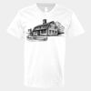 V-Neck Heavy Cotton 100% T-Shirt Thumbnail