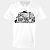 V-Neck Heavy Cotton 100% T-Shirt Thumbnail