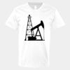 V-Neck Heavy Cotton 100% T-Shirt Thumbnail