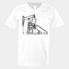 V-Neck Heavy Cotton 100% T-Shirt Thumbnail