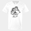 V-Neck Heavy Cotton 100% T-Shirt Thumbnail