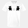 V-Neck Heavy Cotton 100% T-Shirt Thumbnail