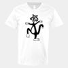 V-Neck Heavy Cotton 100% T-Shirt Thumbnail