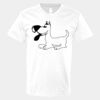 V-Neck Heavy Cotton 100% T-Shirt Thumbnail