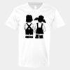 V-Neck Heavy Cotton 100% T-Shirt Thumbnail