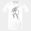 V-Neck Heavy Cotton 100% T-Shirt Thumbnail