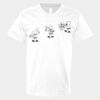 V-Neck Heavy Cotton 100% T-Shirt Thumbnail
