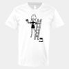 V-Neck Heavy Cotton 100% T-Shirt Thumbnail