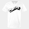 V-Neck Heavy Cotton 100% T-Shirt Thumbnail