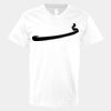 V-Neck Heavy Cotton 100% T-Shirt Thumbnail