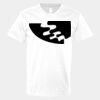 V-Neck Heavy Cotton 100% T-Shirt Thumbnail