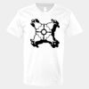 V-Neck Heavy Cotton 100% T-Shirt Thumbnail