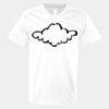 V-Neck Heavy Cotton 100% T-Shirt Thumbnail