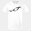 V-Neck Heavy Cotton 100% T-Shirt Thumbnail