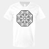 V-Neck Heavy Cotton 100% T-Shirt Thumbnail